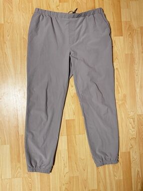 Hudson Baby Light Gray Men's Jogger Pants with Drawstring